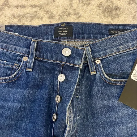 Embroidered Citizens of humanity skinny jeans never worn with tags! Size 26